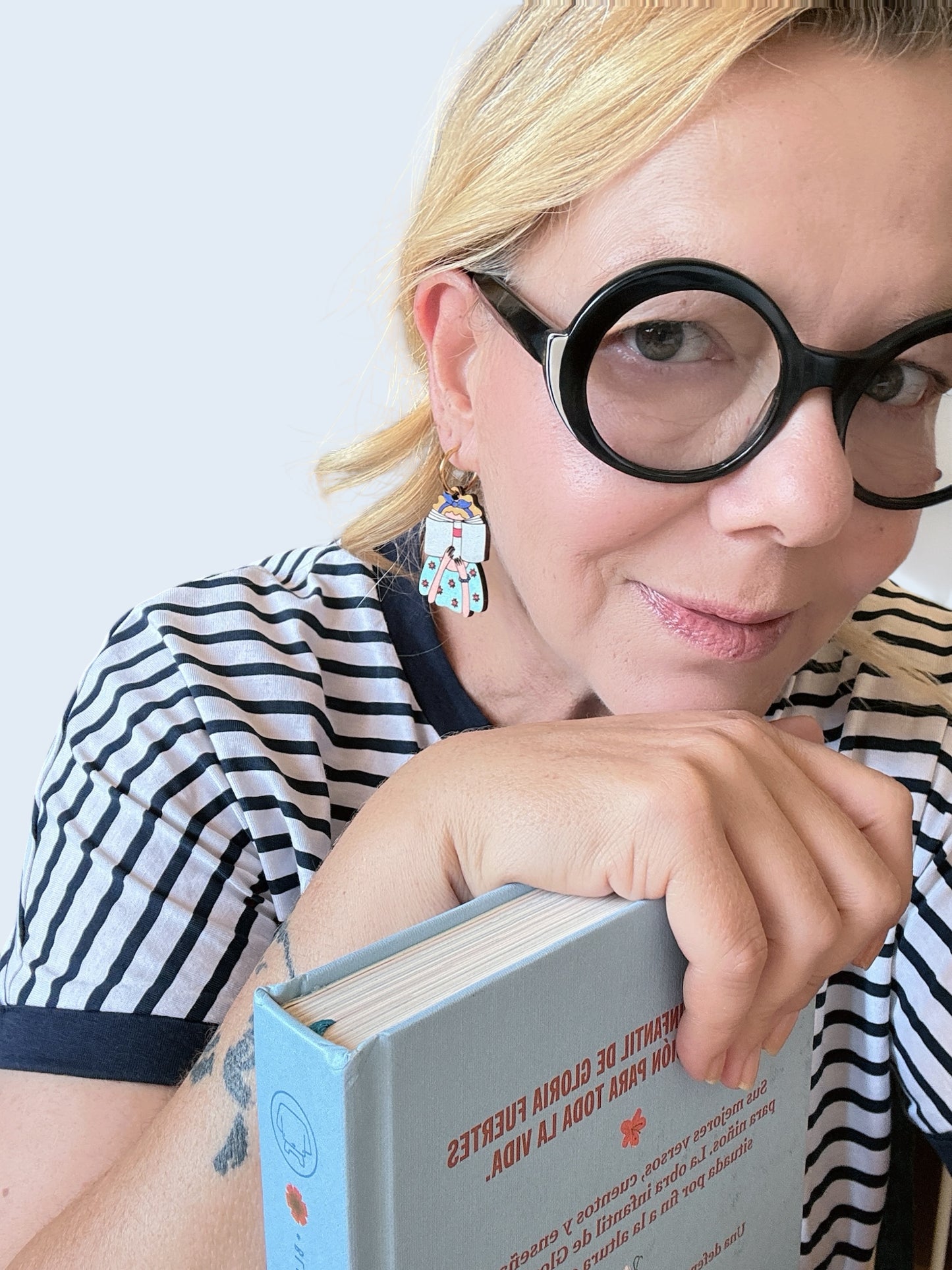 Orecchini La divoratrice di libri Summer edition