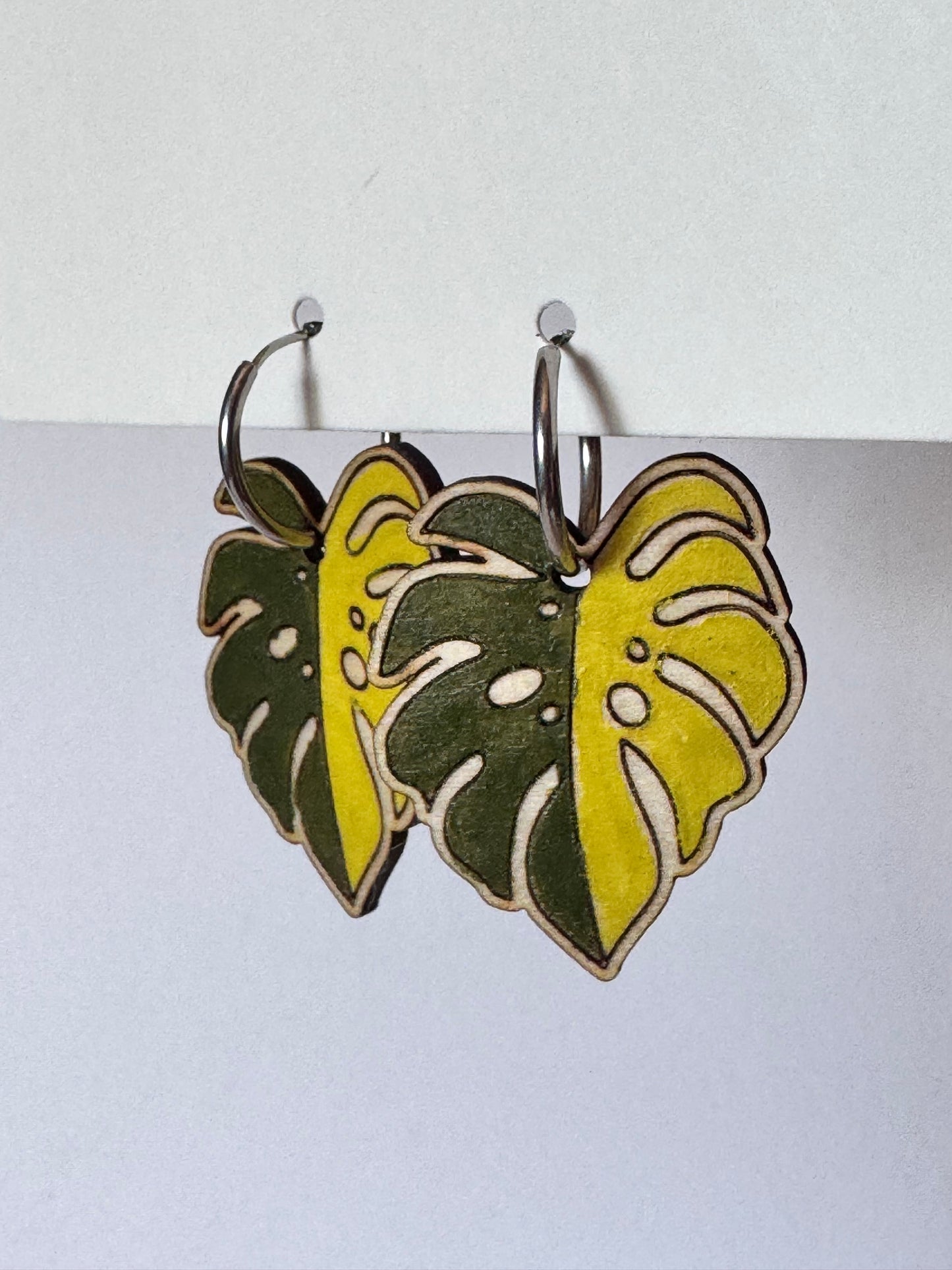 Orecchini Monstera