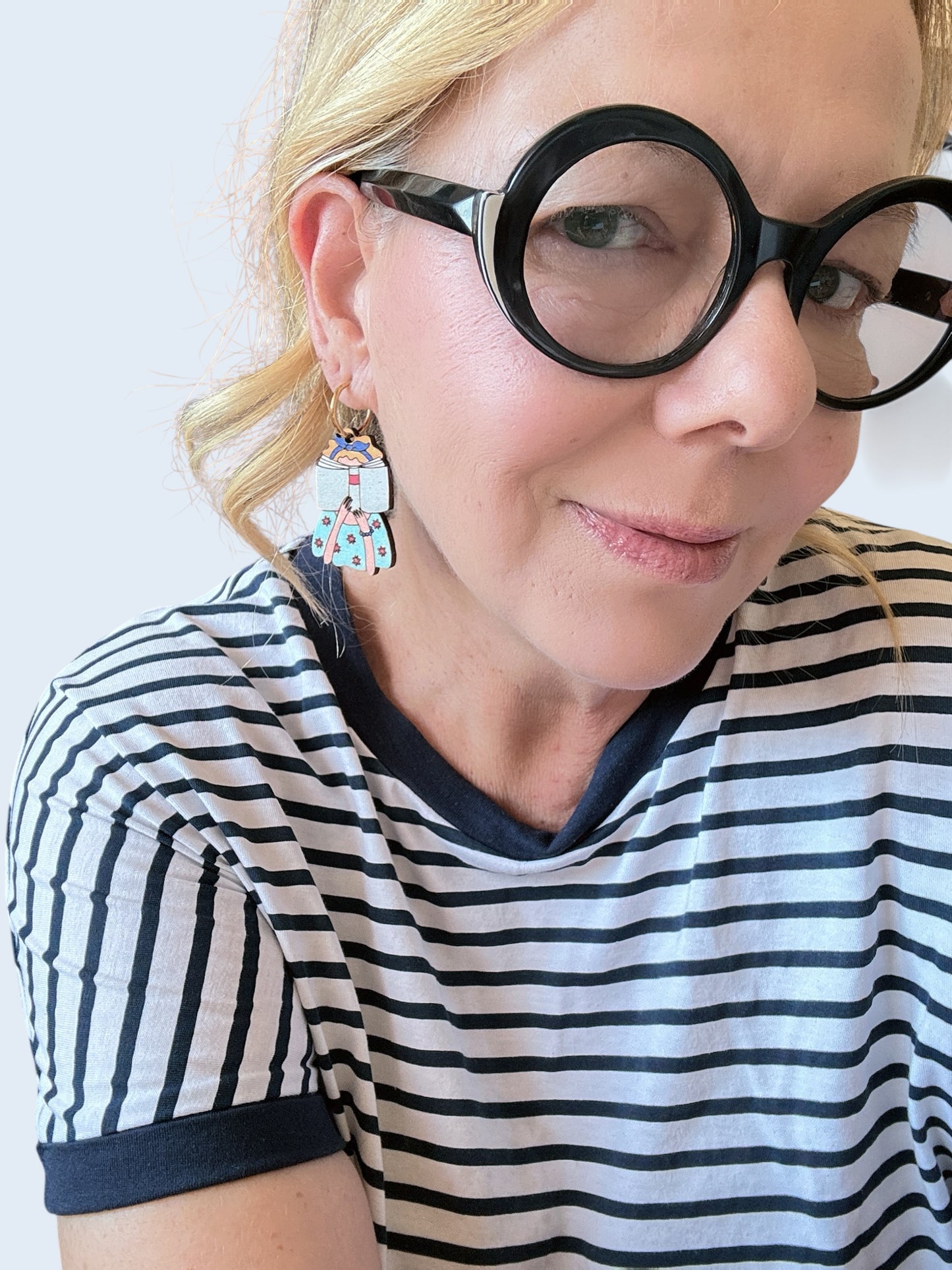 Orecchini La divoratrice di libri Summer edition